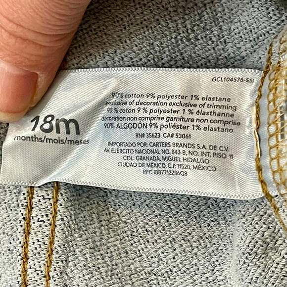 Baby B'gosh Stretch Denim Jean Jacket - 18 Months - Picture 5 of 7